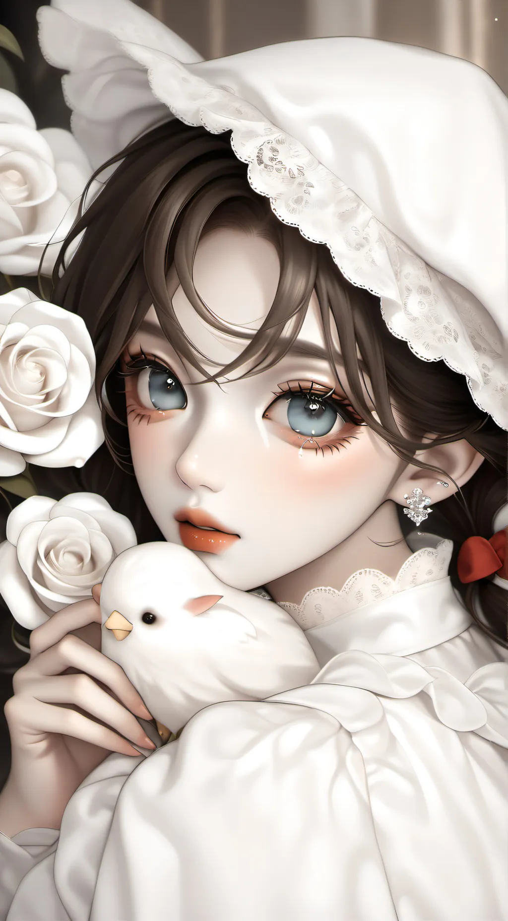 ai character: cookie background