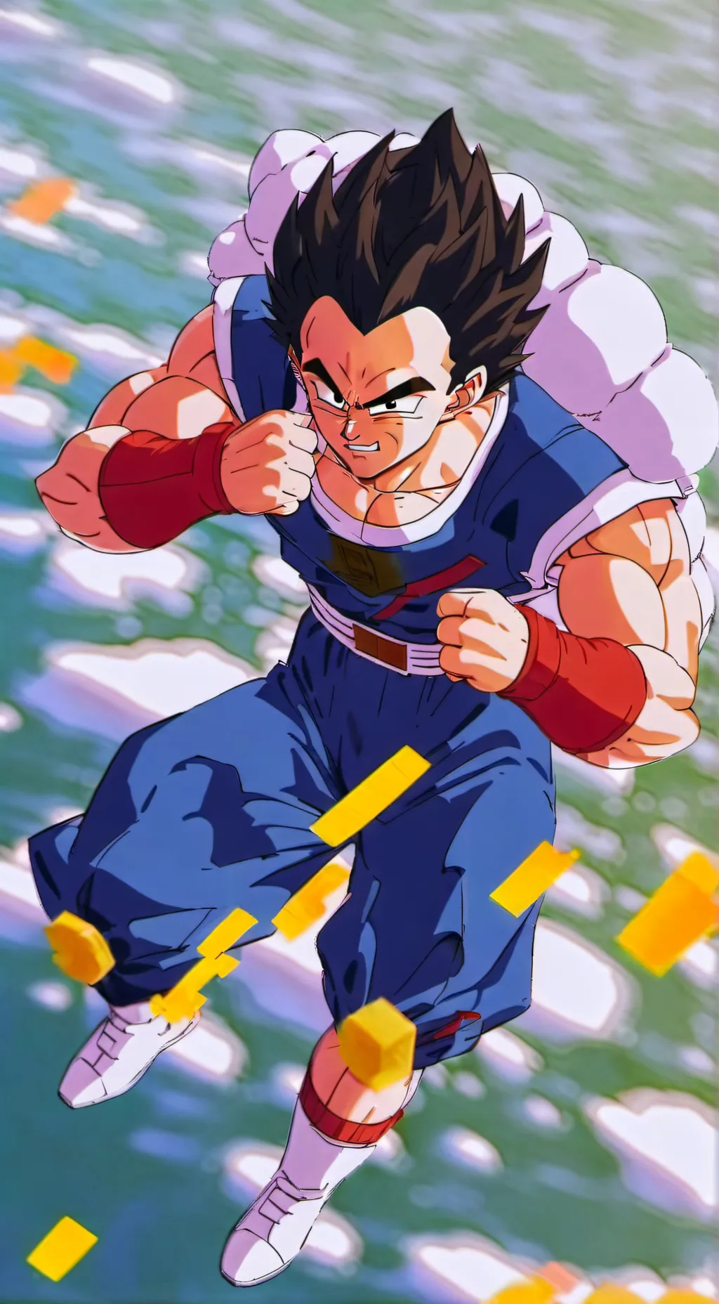 ai character: Vegeta background