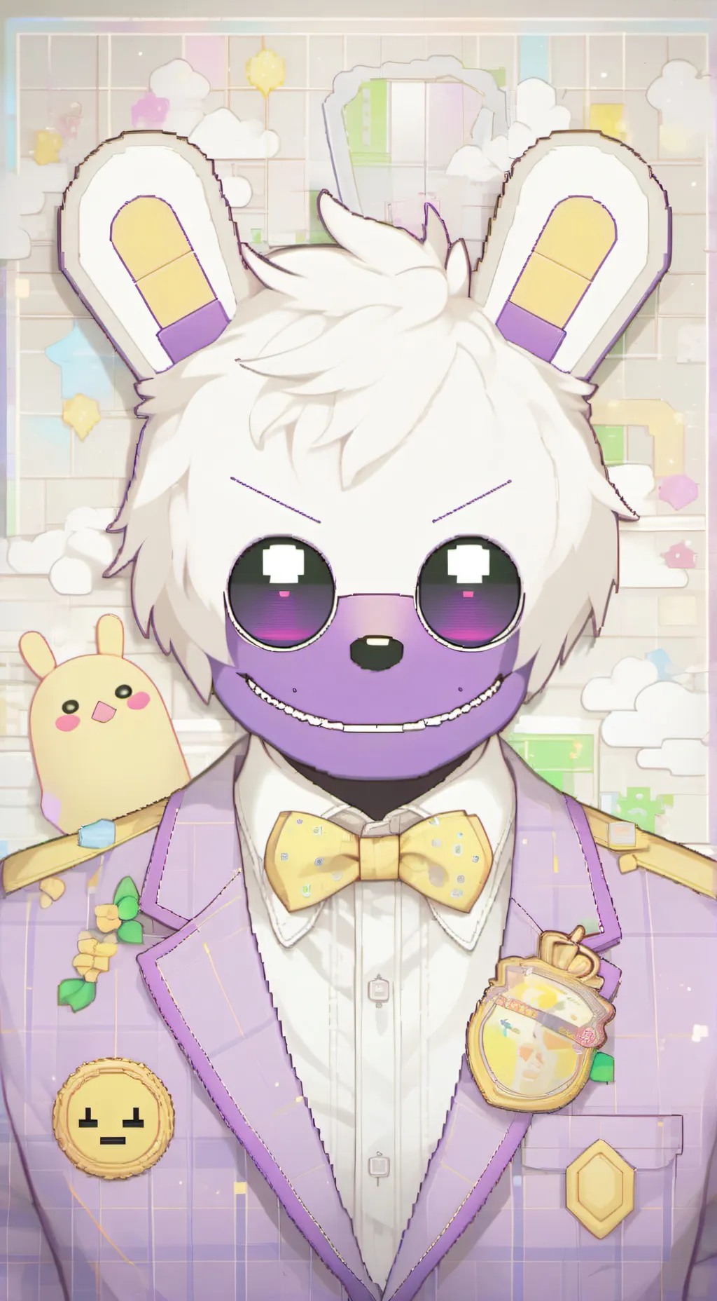 ai character: Fnaf talent show!  background