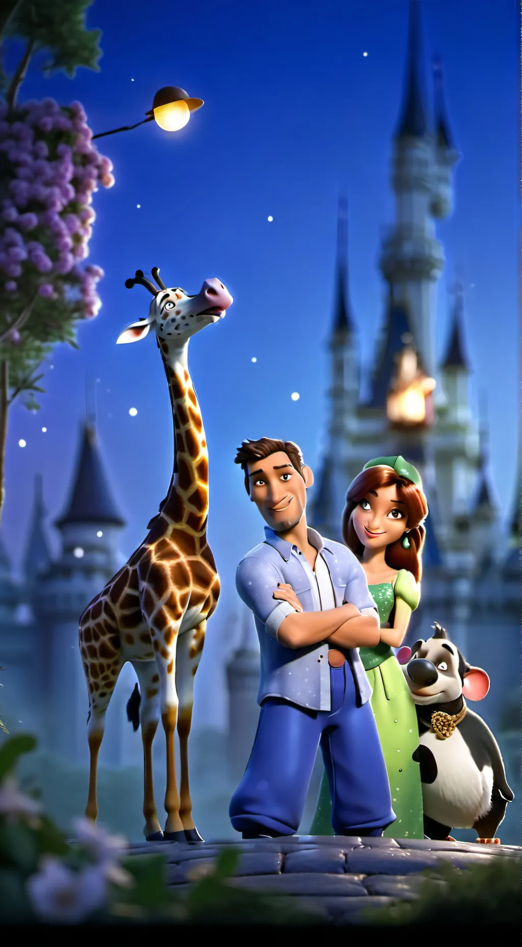 ai character: Ice age movie background