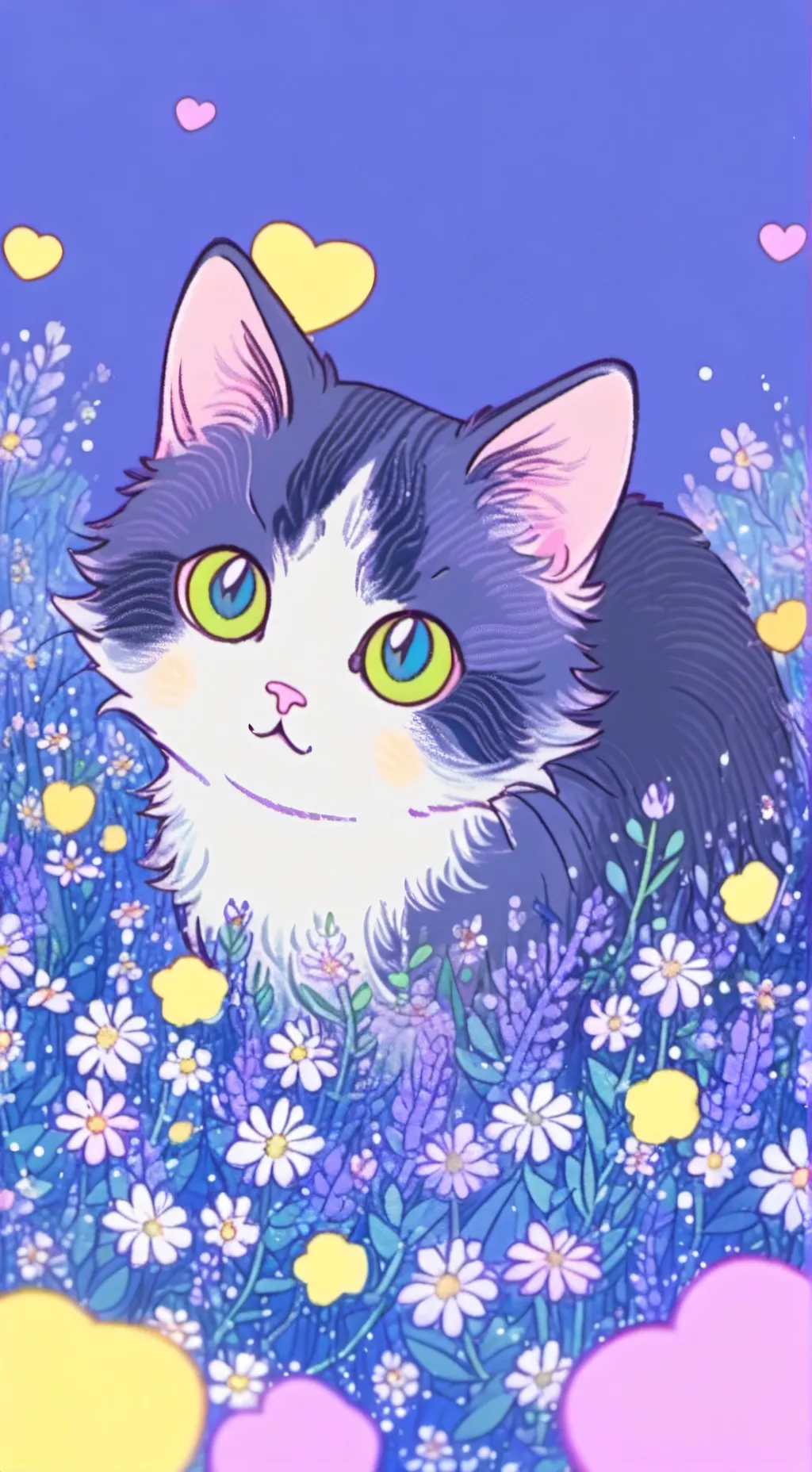 ai character: Cat! background