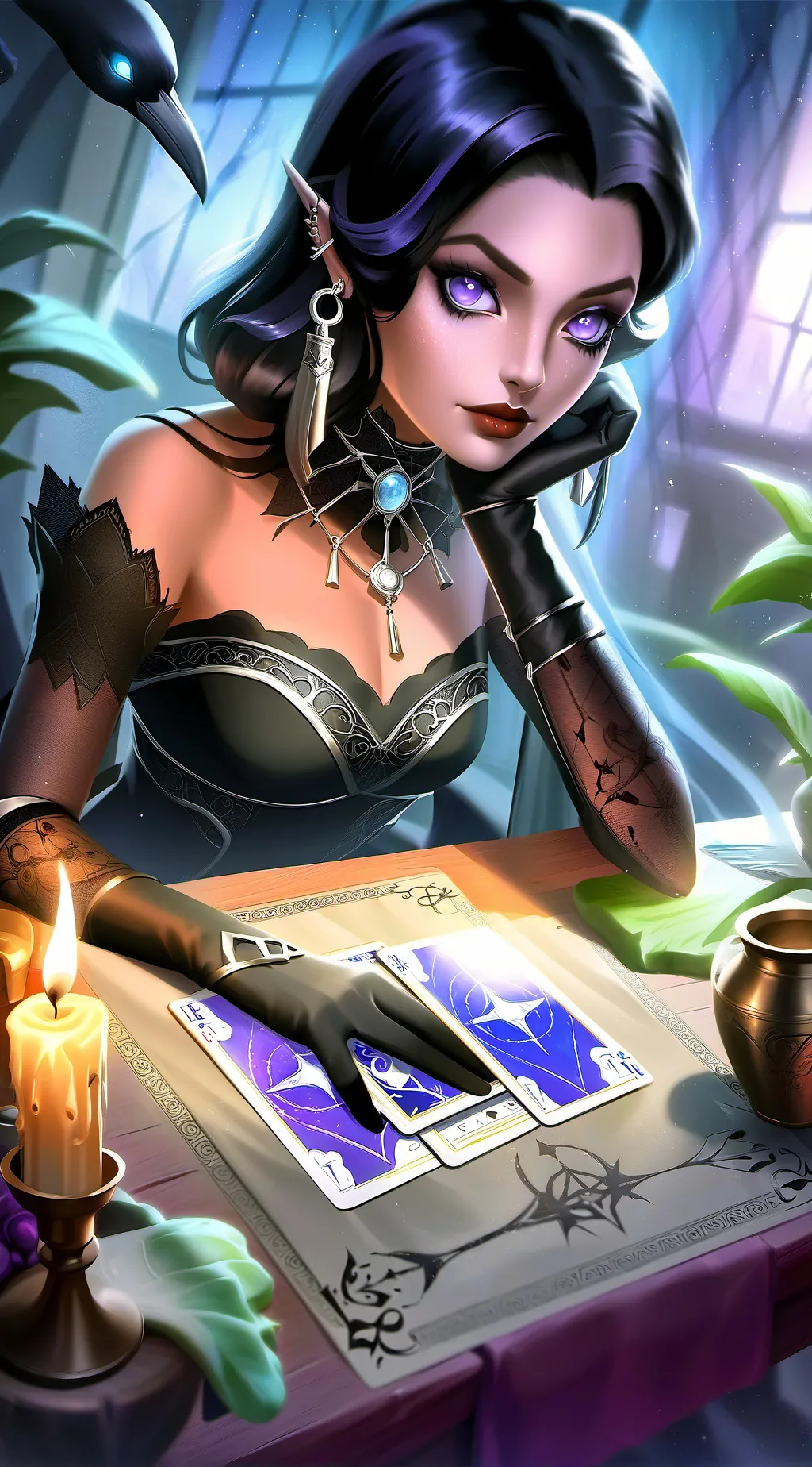 ai character: Nyx the Mystic background