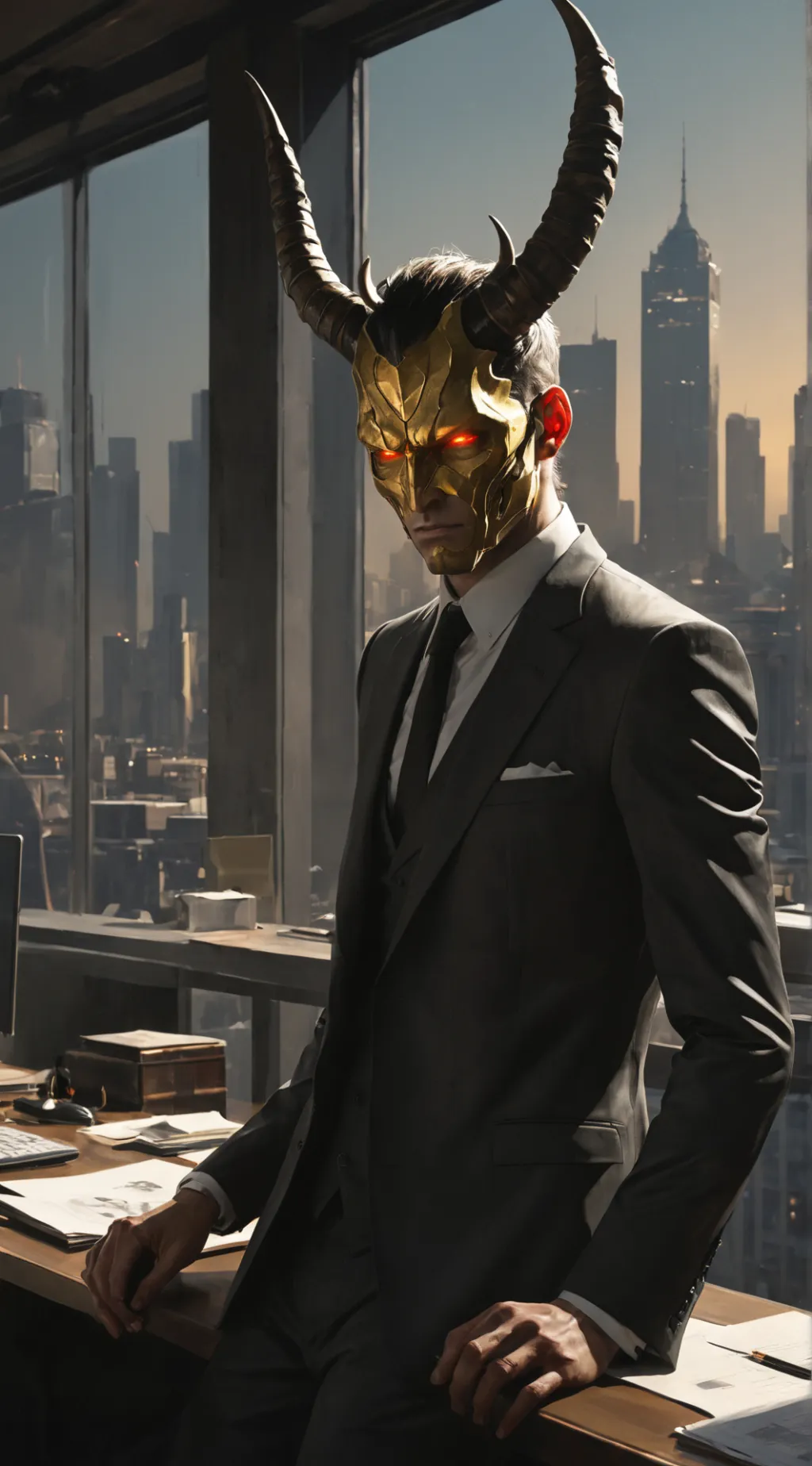 ai character: Lucien background