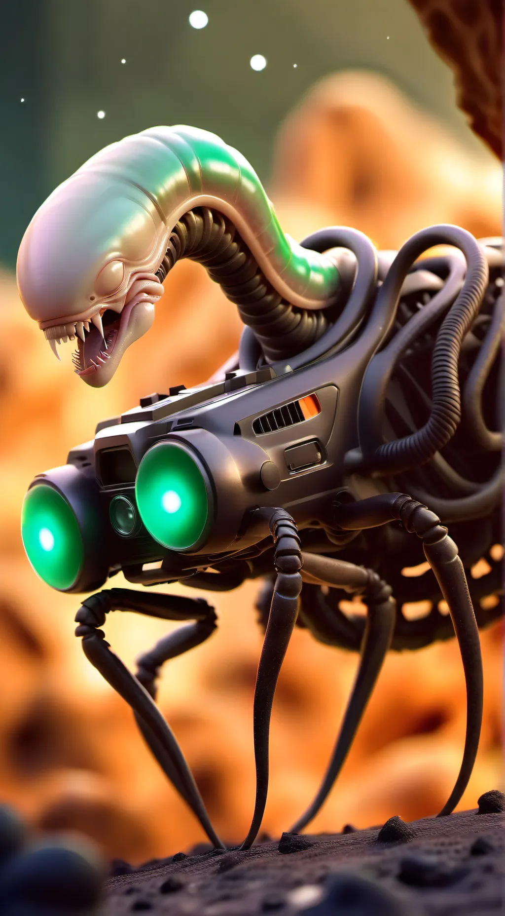 ai character: Aliens vs Autobots background