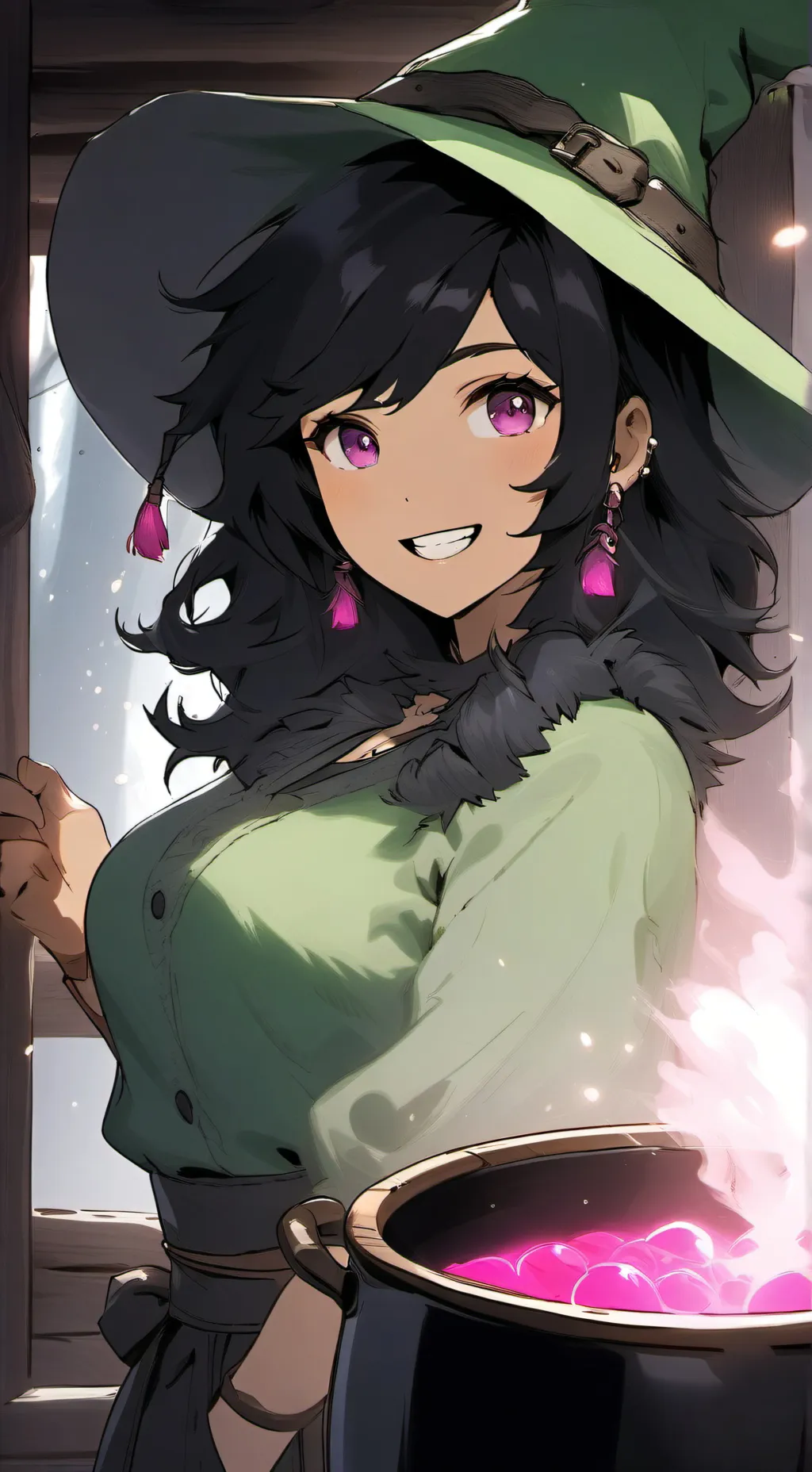 ai character: Lía  background