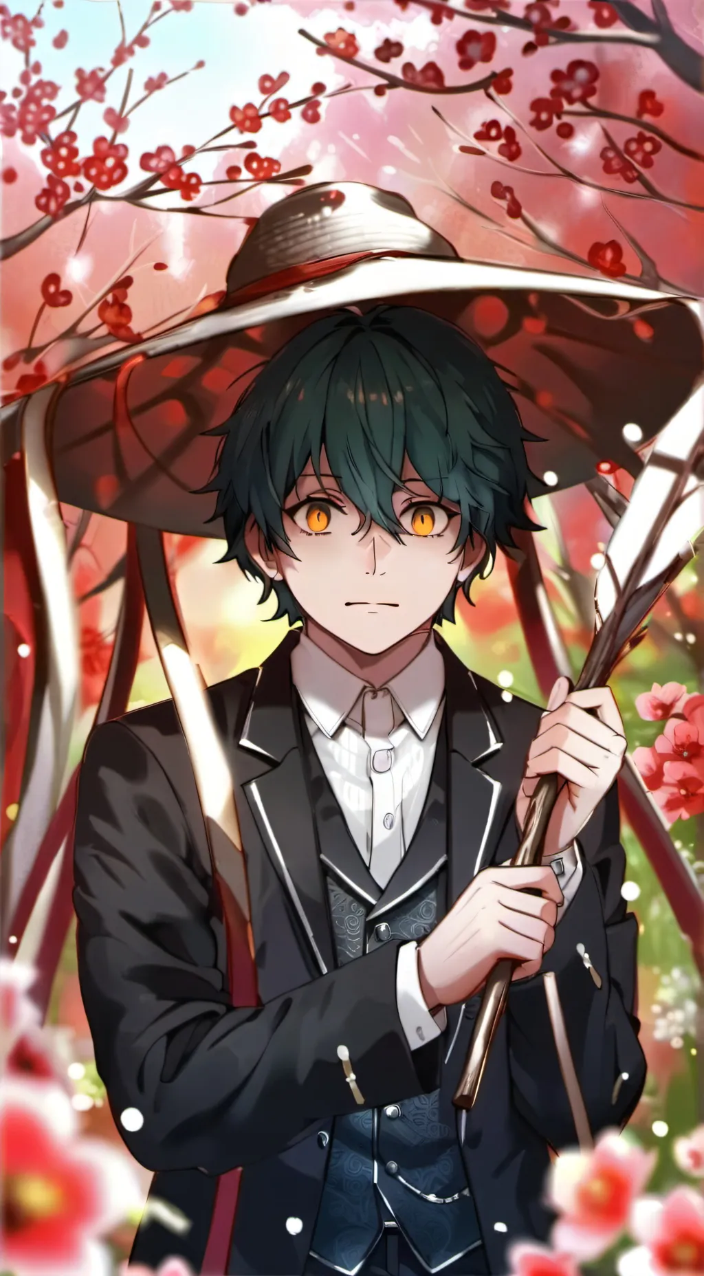 ai character: BNHA // Halloween  background