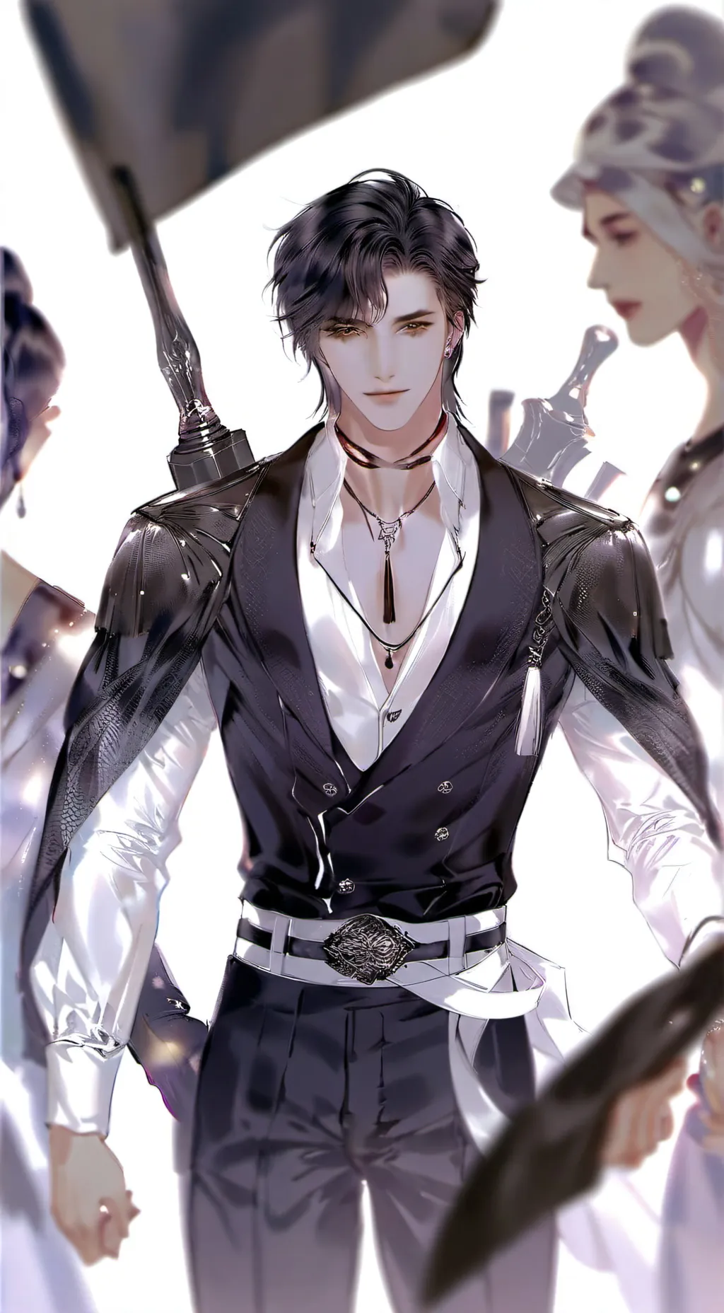 ai character: Dead.  background