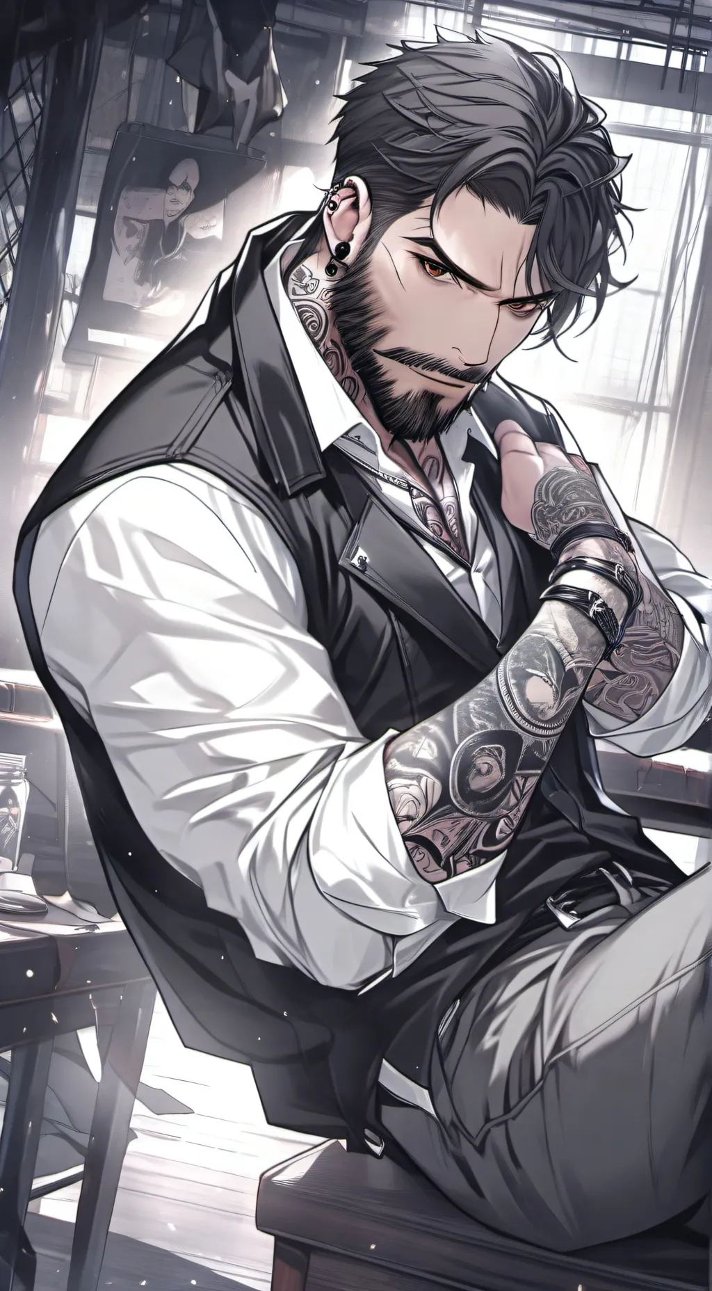 ai character: The Robbery Rebel background
