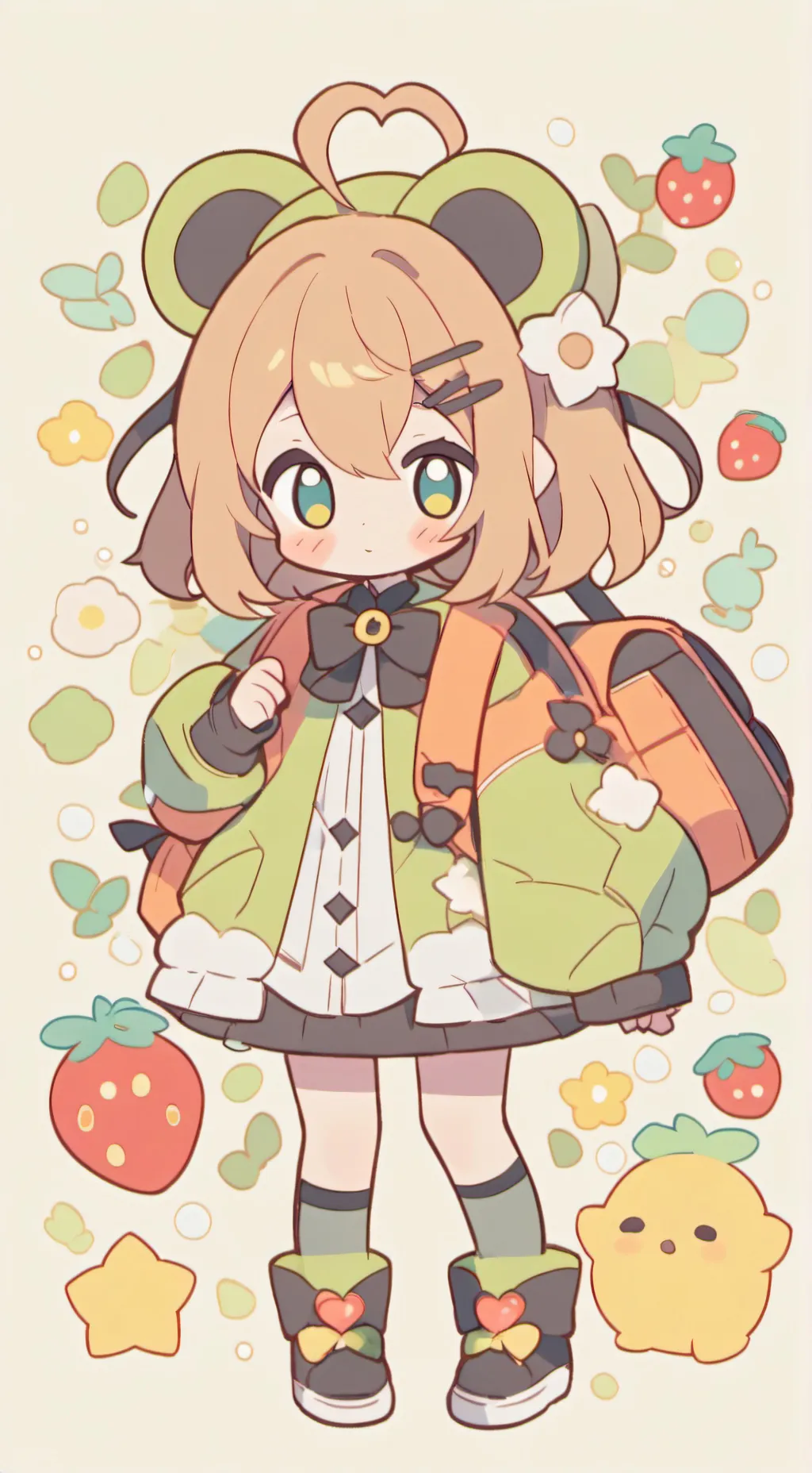 ai character: Дурка background