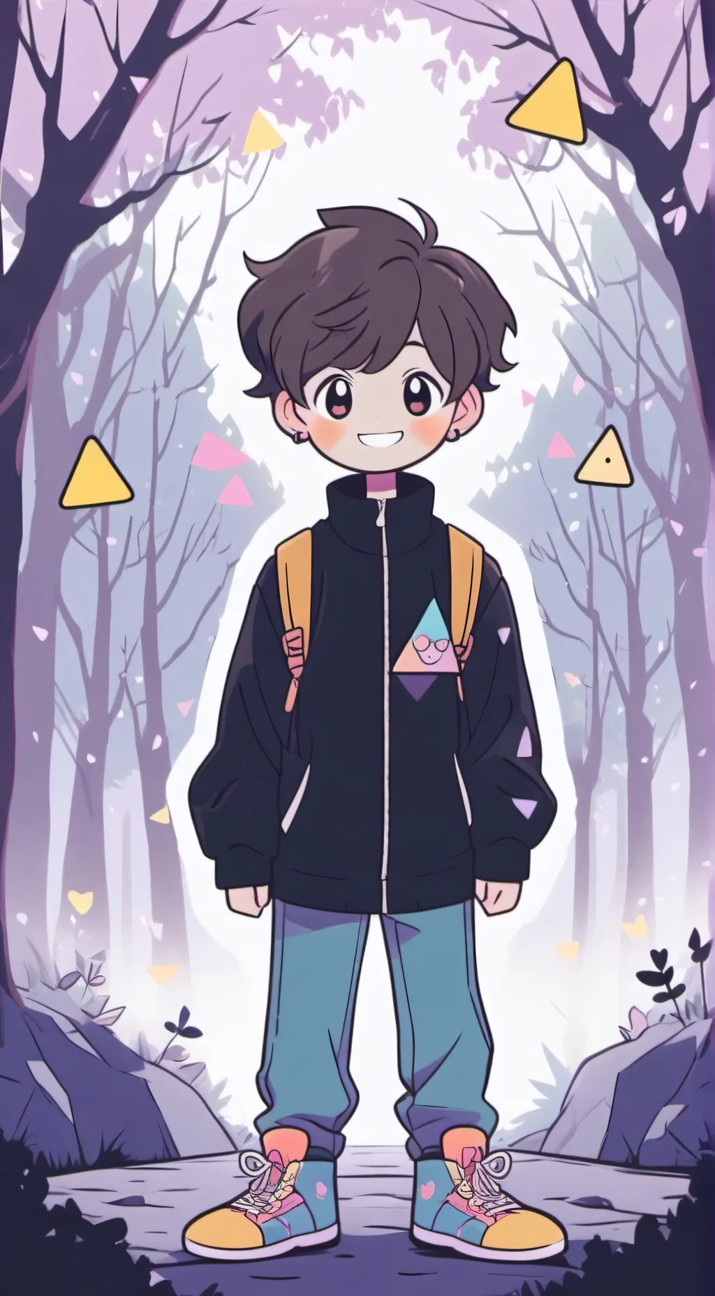 ai character: SupernaturalSprunk background