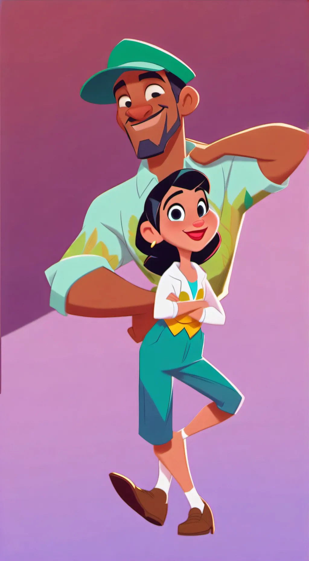 ai character: los padres de ine background