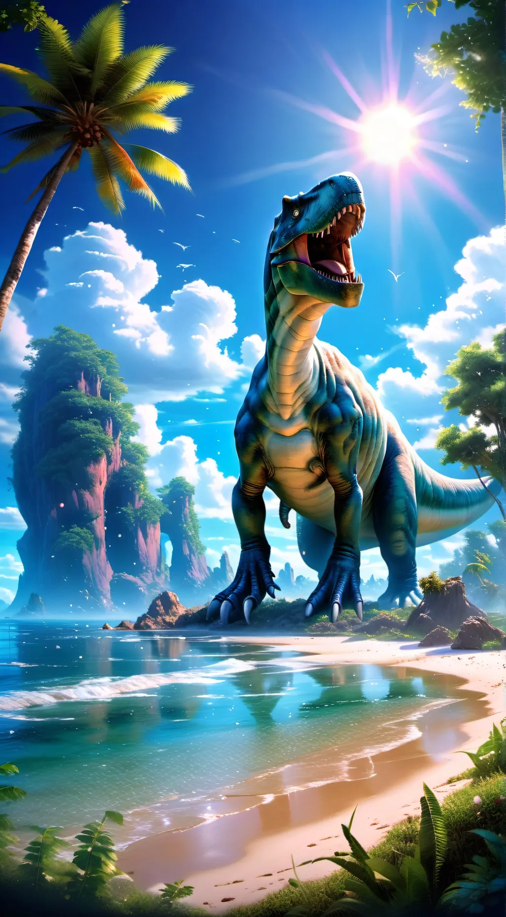 ai character: Genesis Island background