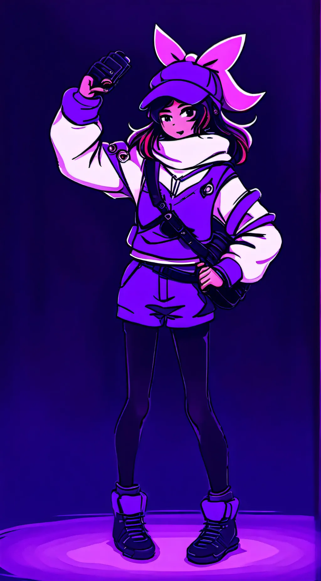 ai character: Uzi background