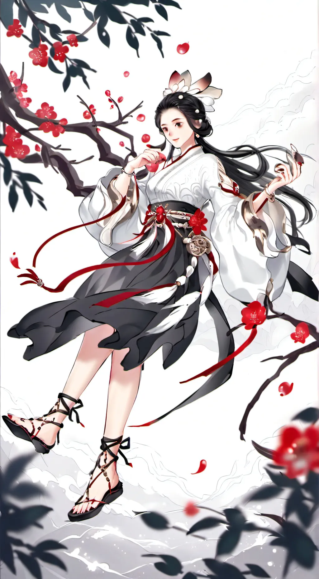 ai character: Dino girl gauko  background