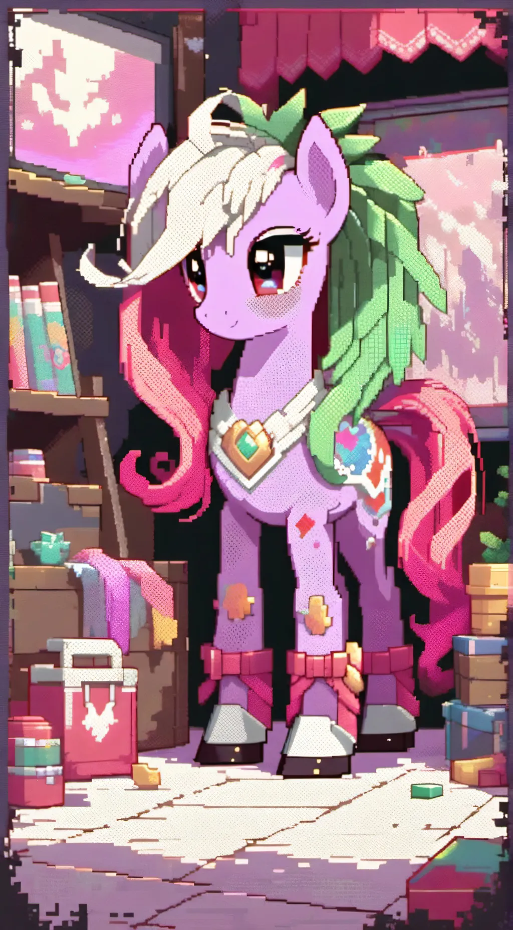 ai character: Mlp the war background