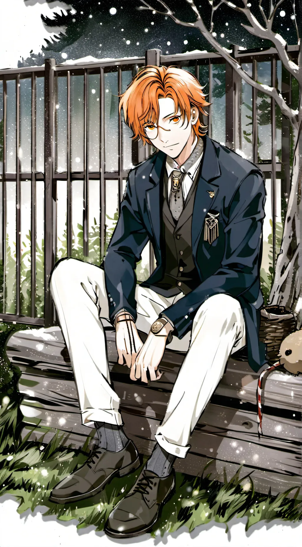 ai character: Ron  background