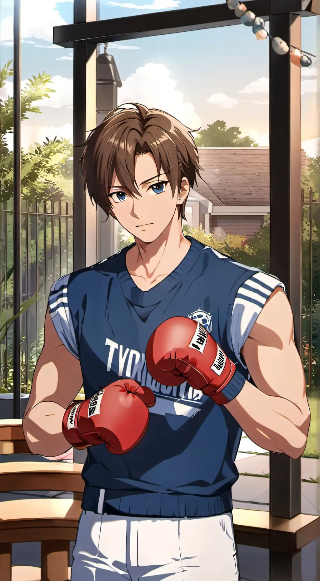 ai character: Nick  background