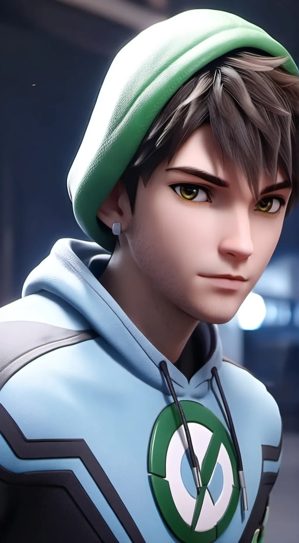 ai character: ben 10 background