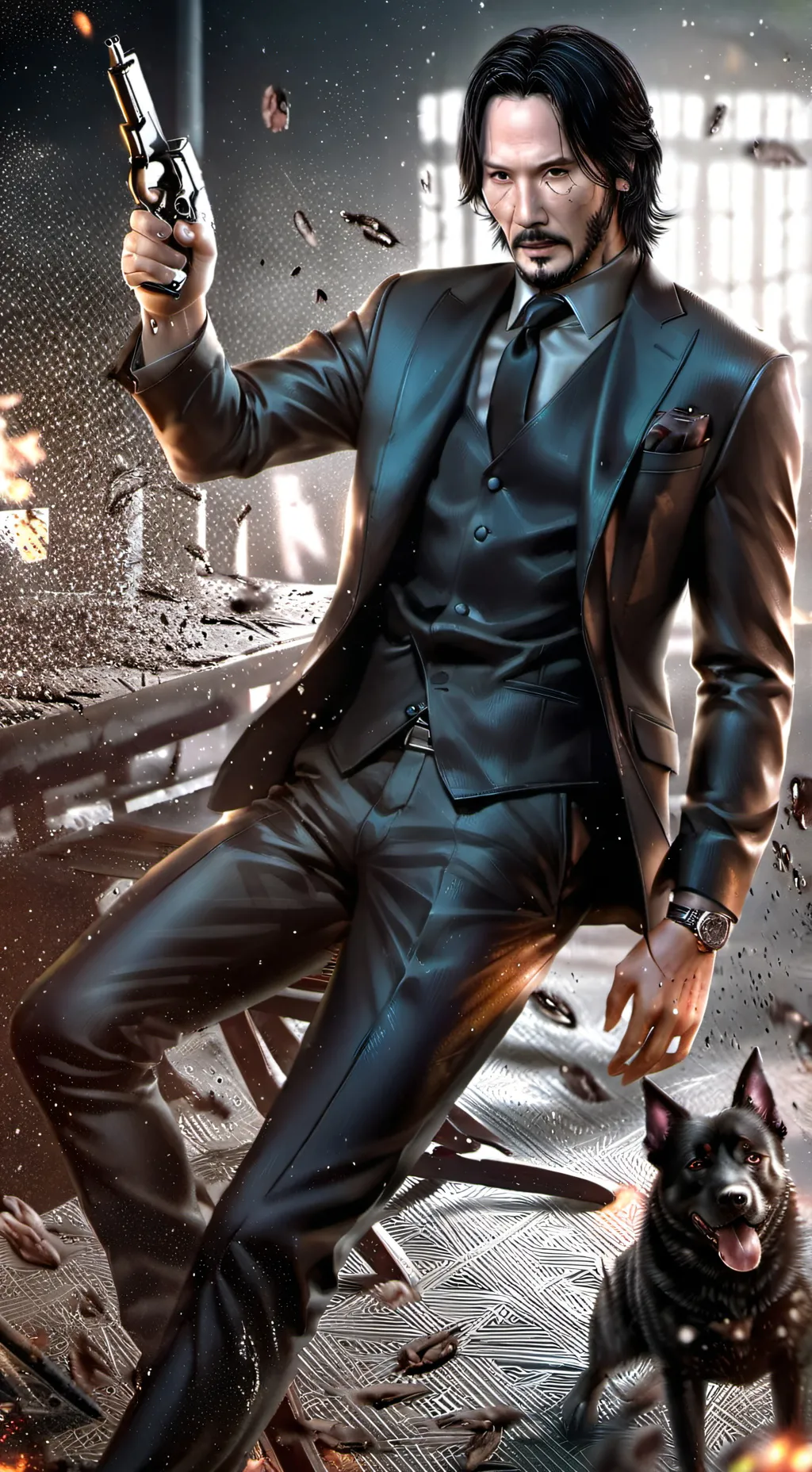 ai character: John W background