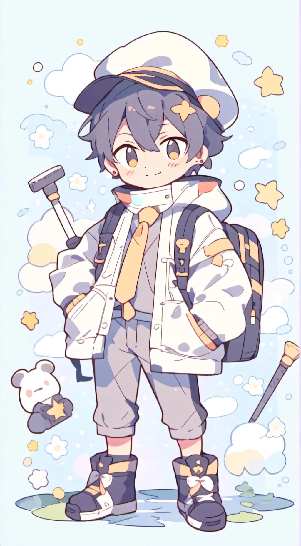 ai character: 💙🦵Iida🦵💙 background