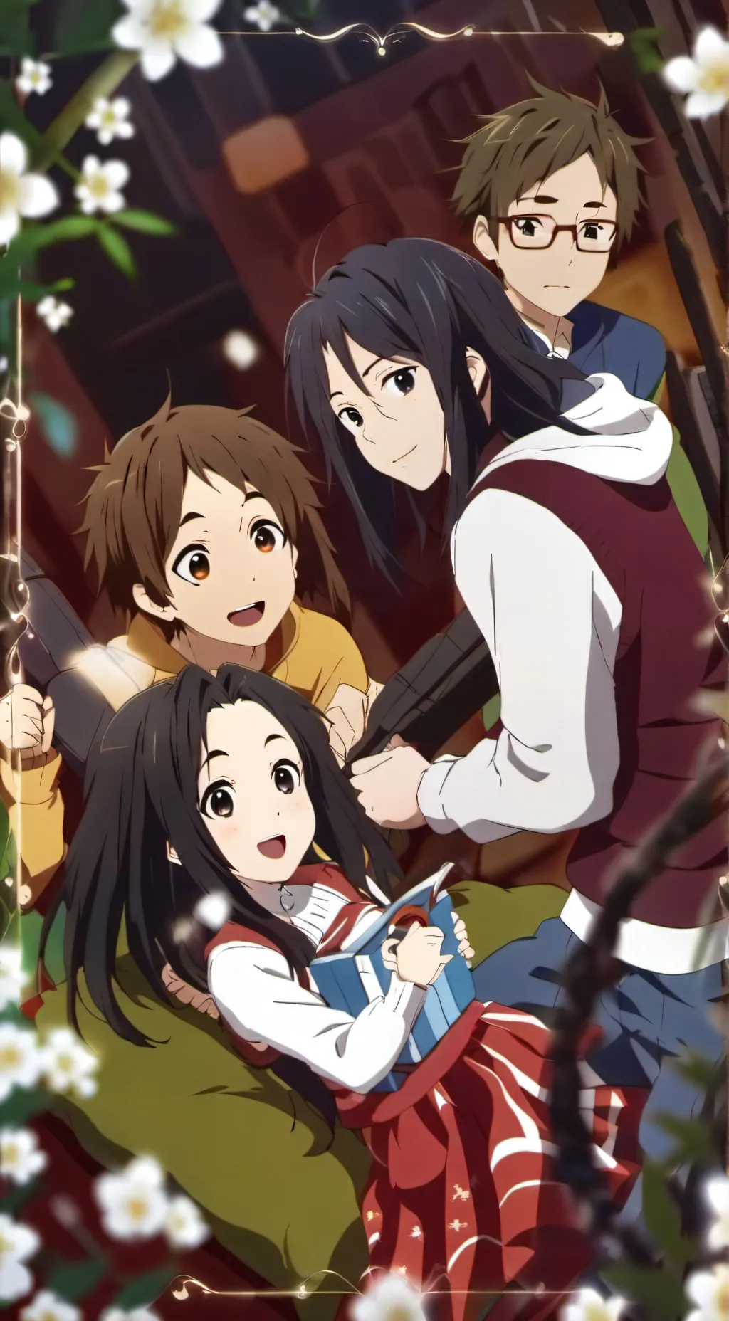 ai character: bis sleepover background
