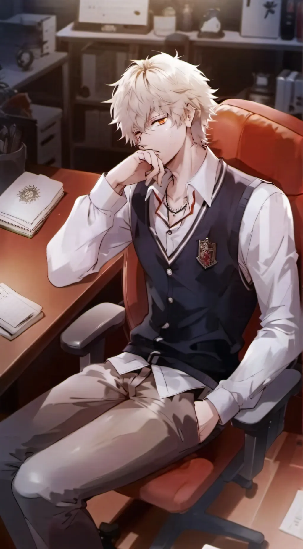ai character: 🥵Bakugo 💀 background