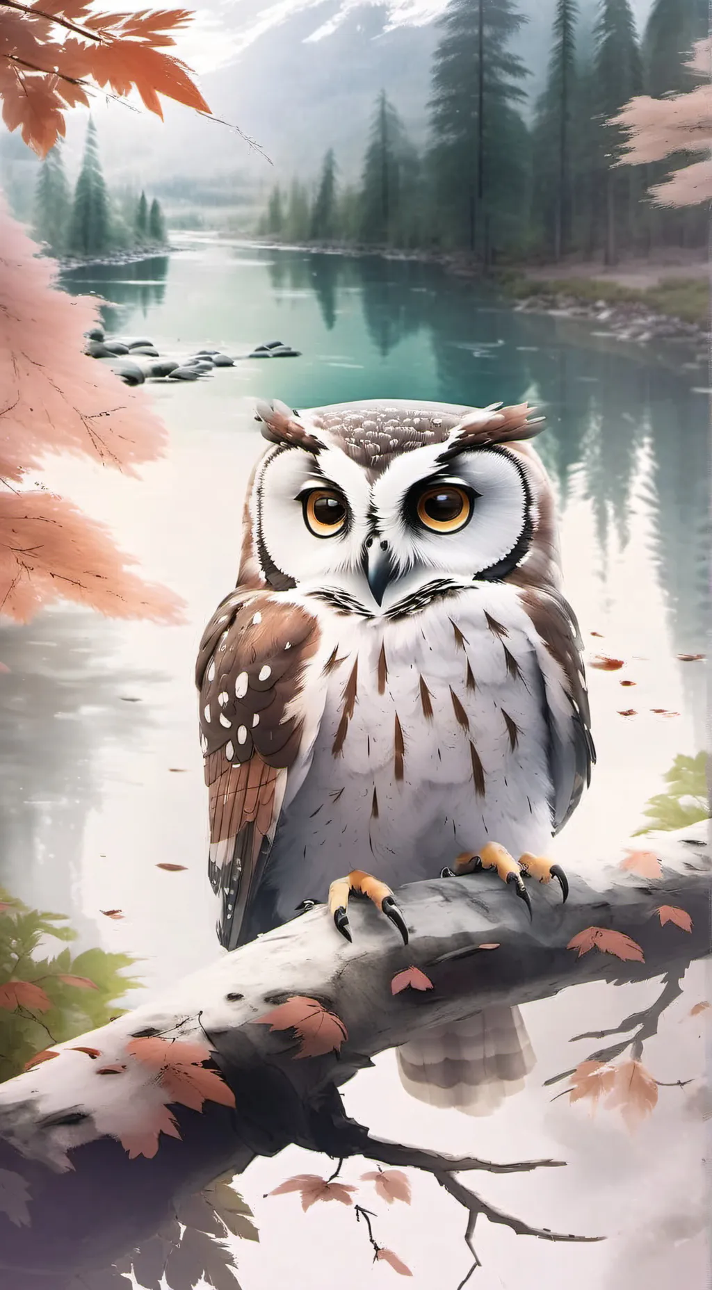 ai character: lil feather fella background