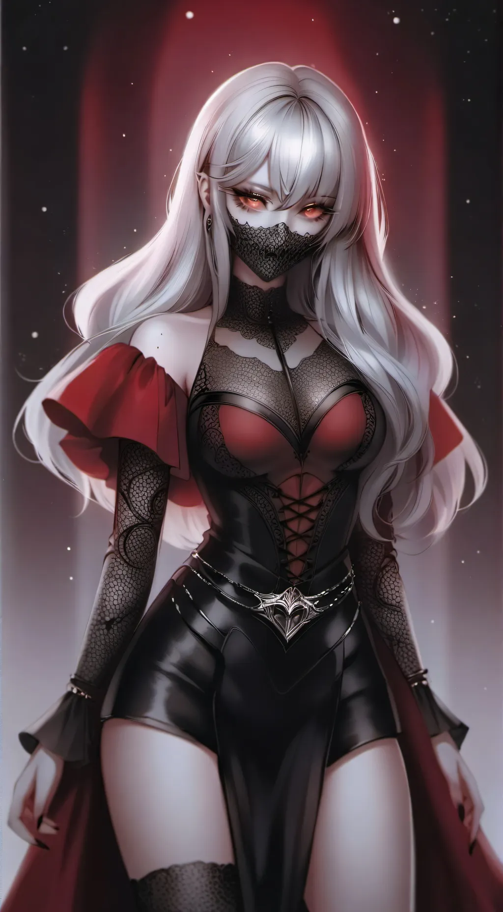 ai character: Moon background