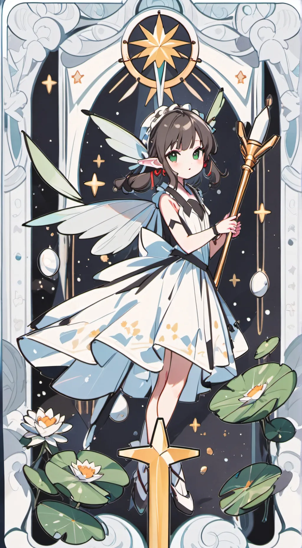 ai character: Mha x Tinkerbell background