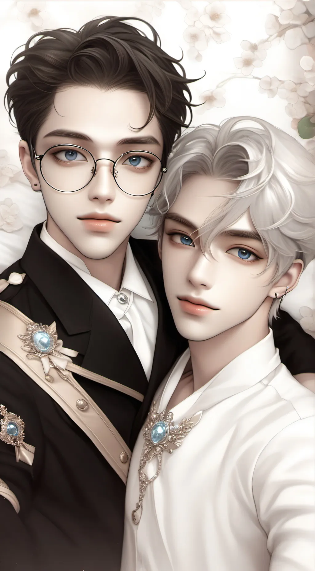 ai character: Jack and Sam♥️♥️ background