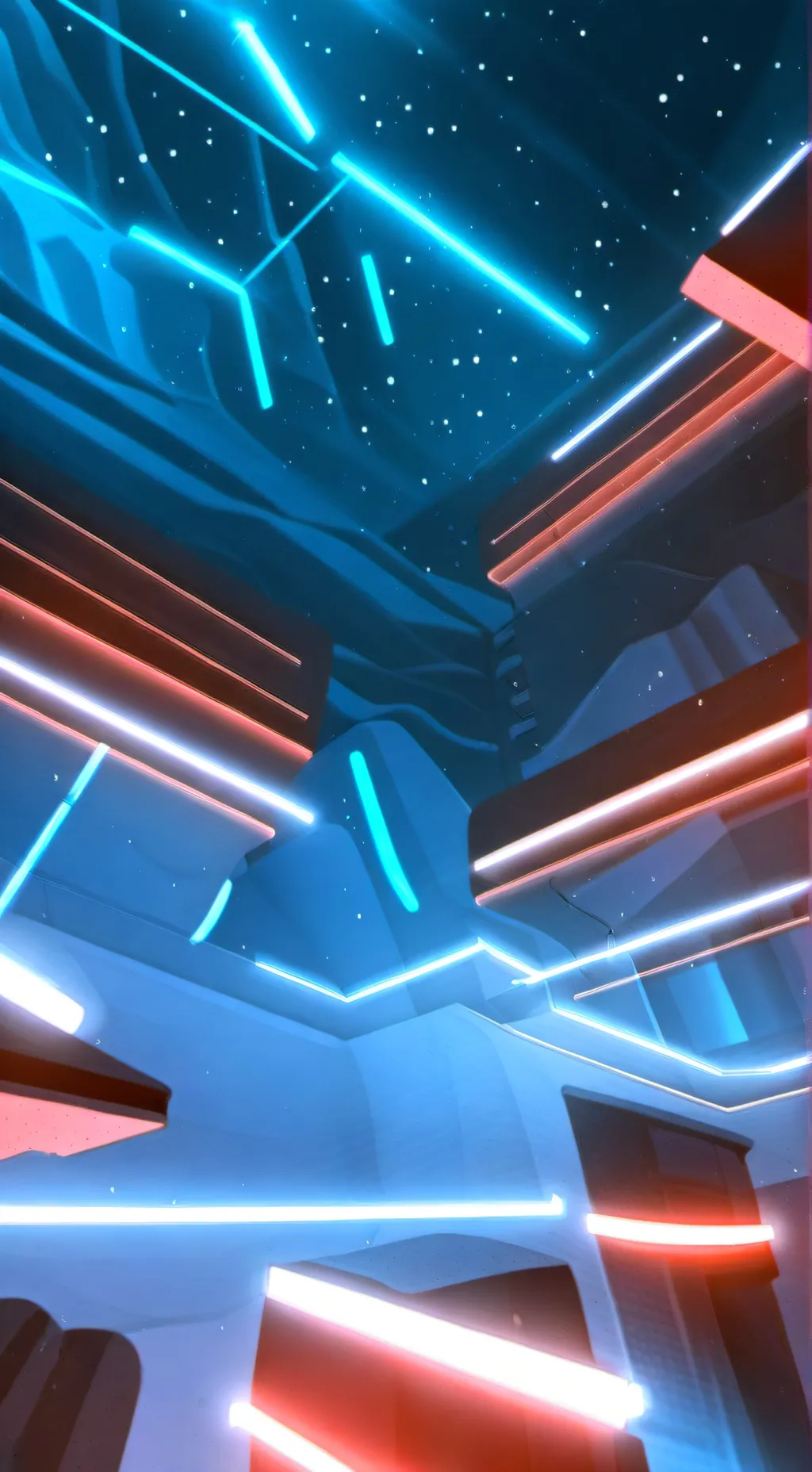 ai character: 🟢BEAT-SABER⚫ background
