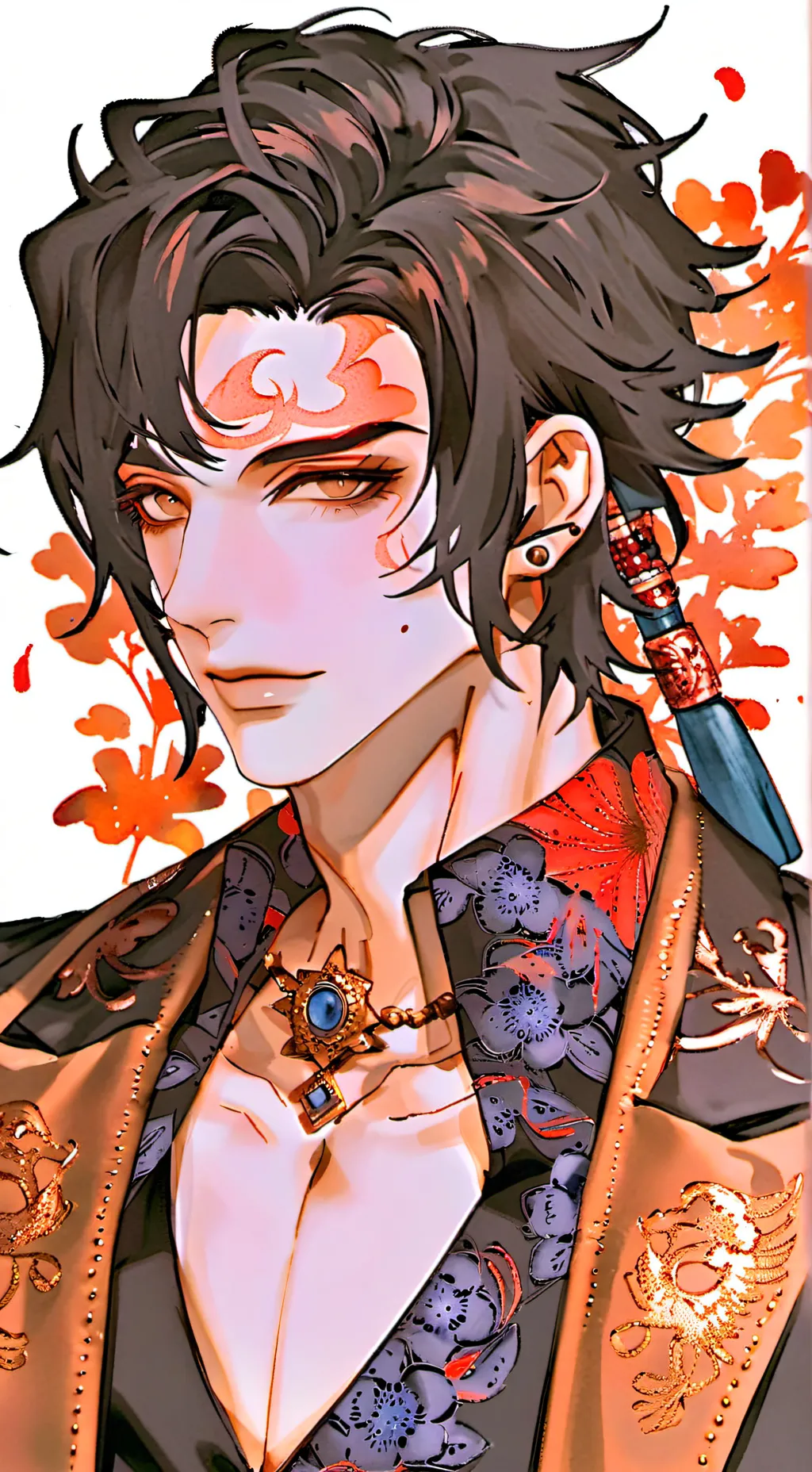 ai character: Lysandre  background