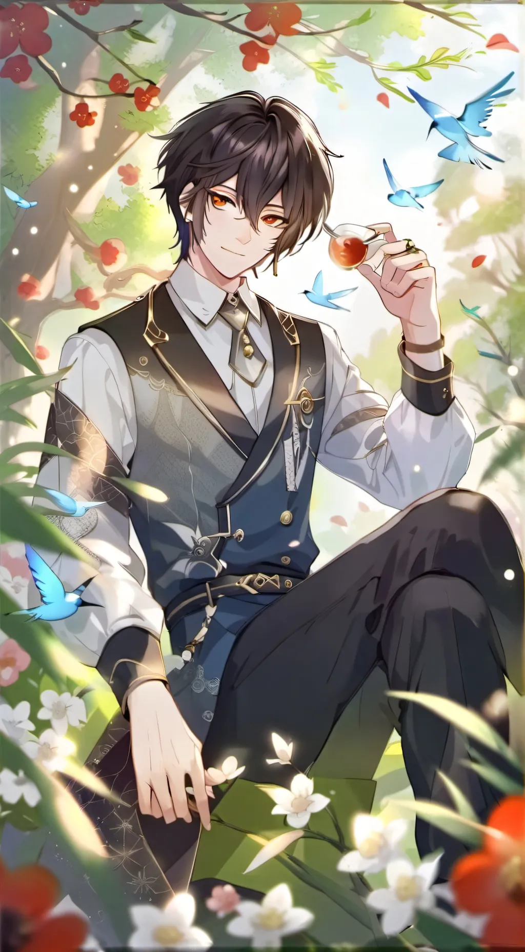ai character: Aaron background