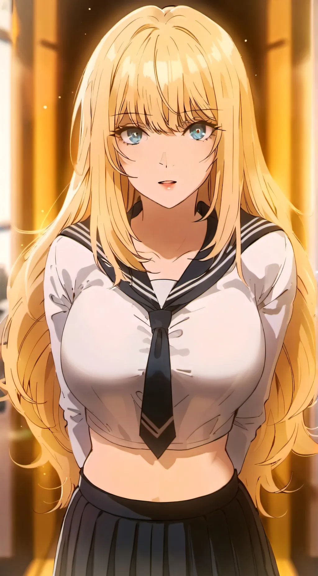 ai character: Tina  background