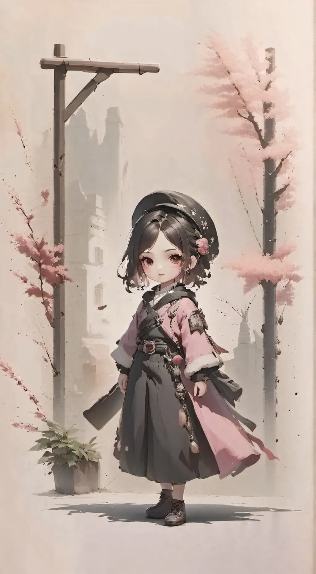 ai character: lily background