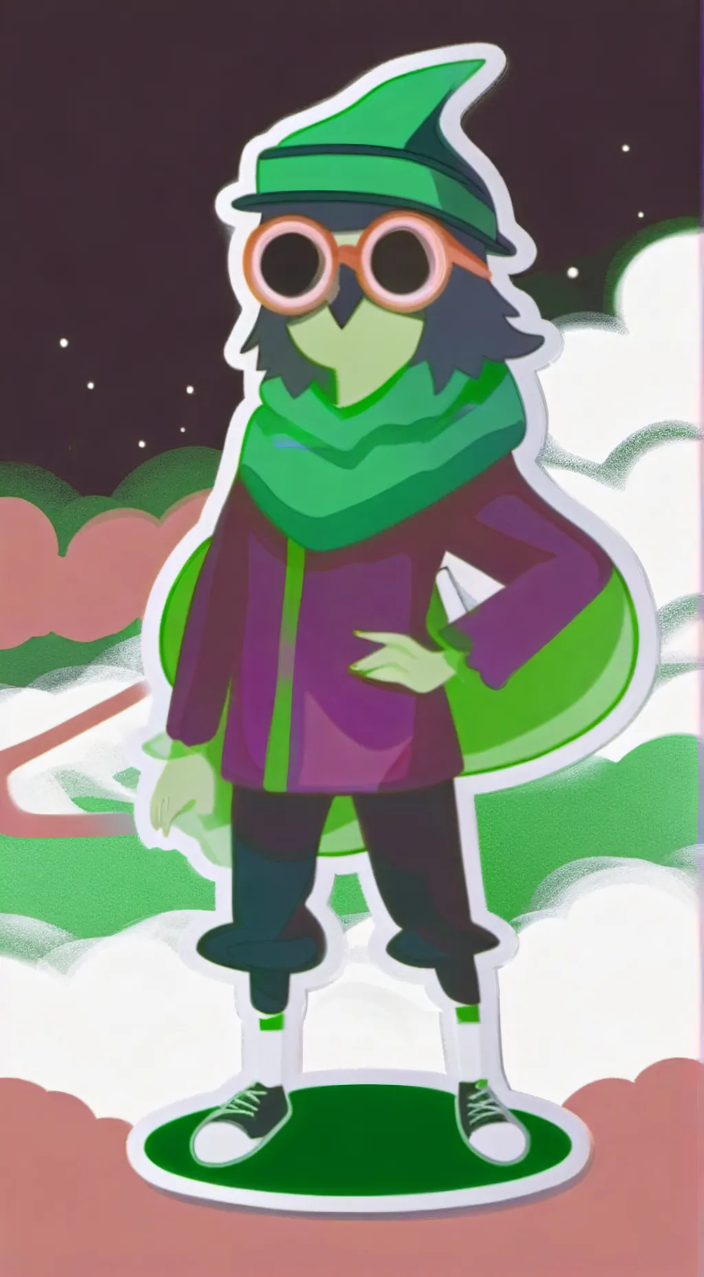 ai character: Ralsei background