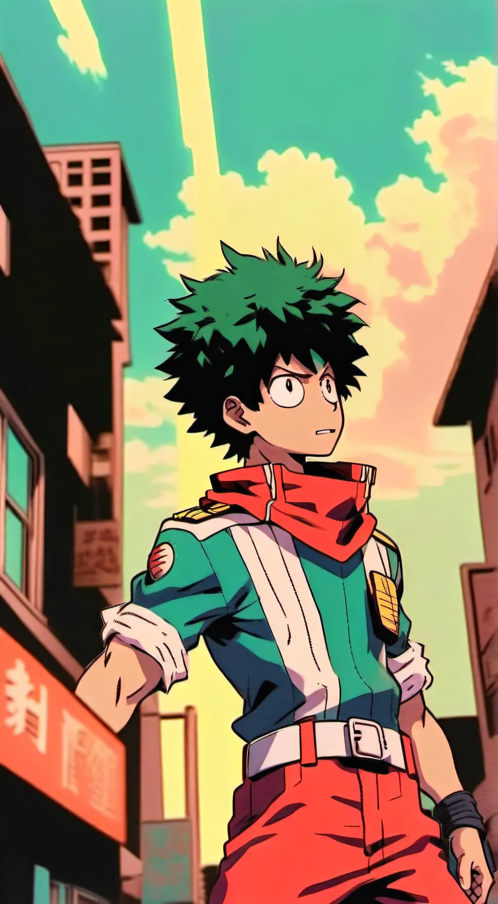 ai character: MHA DORMS background