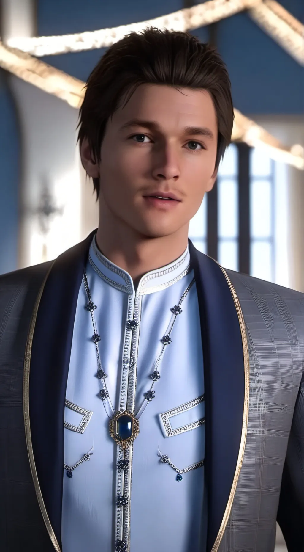 ai character: Charlie Mayhew background