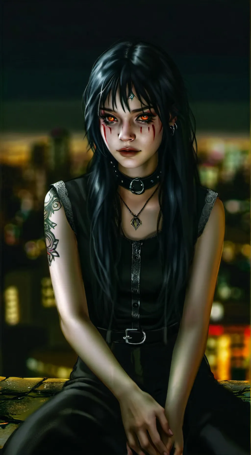 ai character: Rin background
