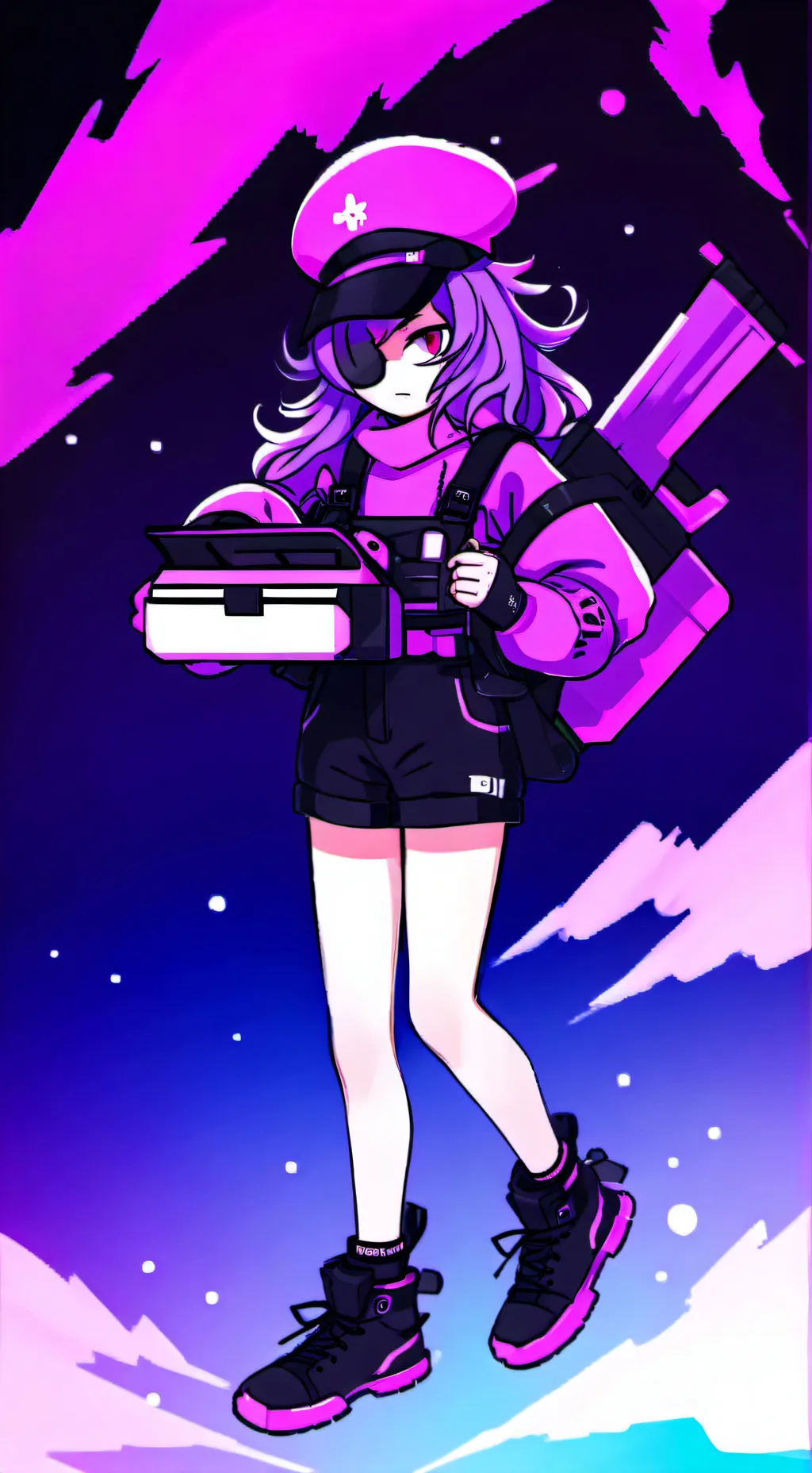 ai character: Uzi ES background