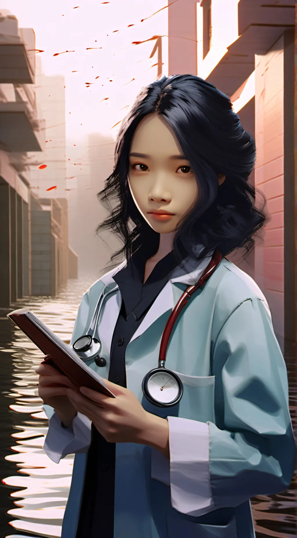 ai character: inne background