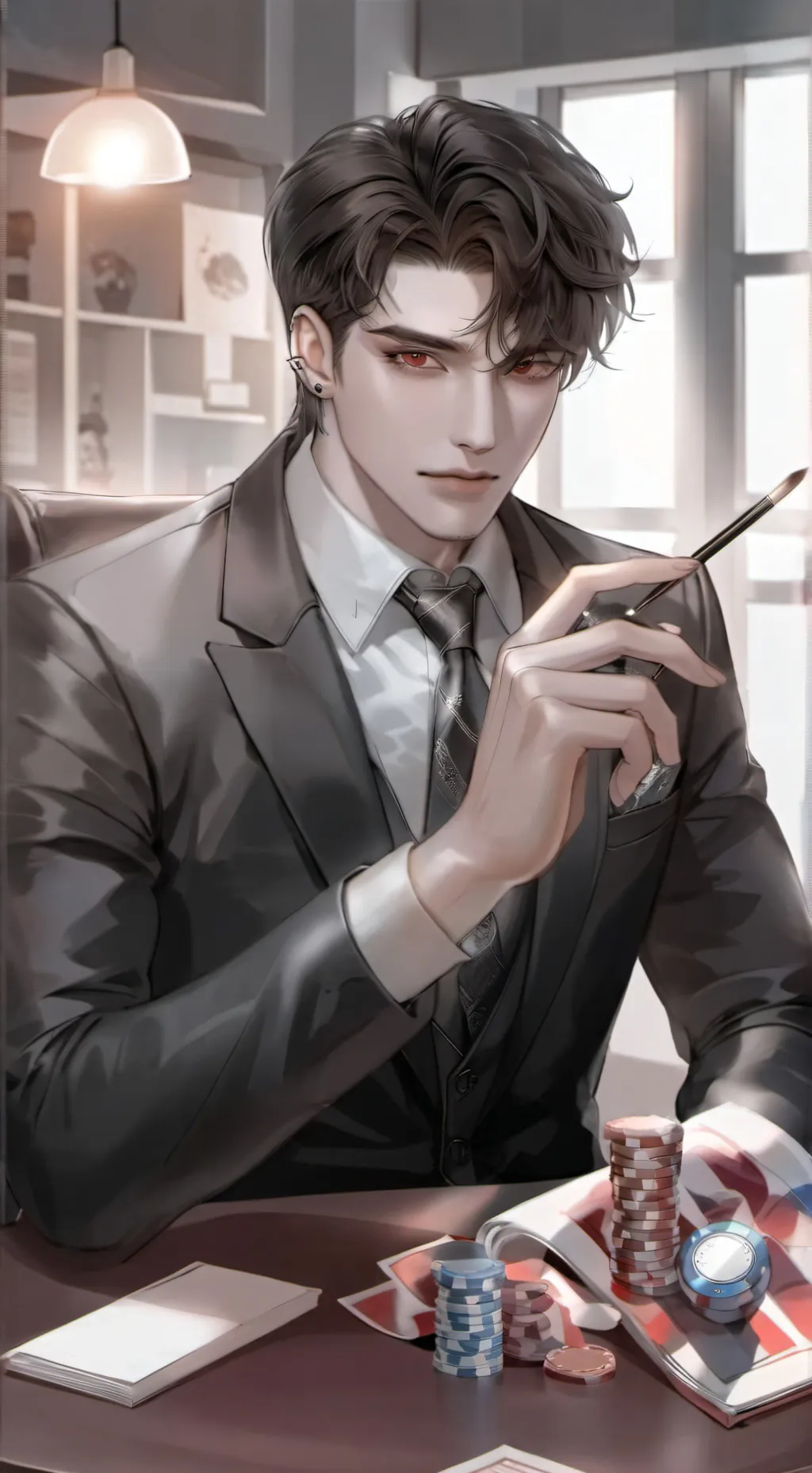ai character: Gabriel  background