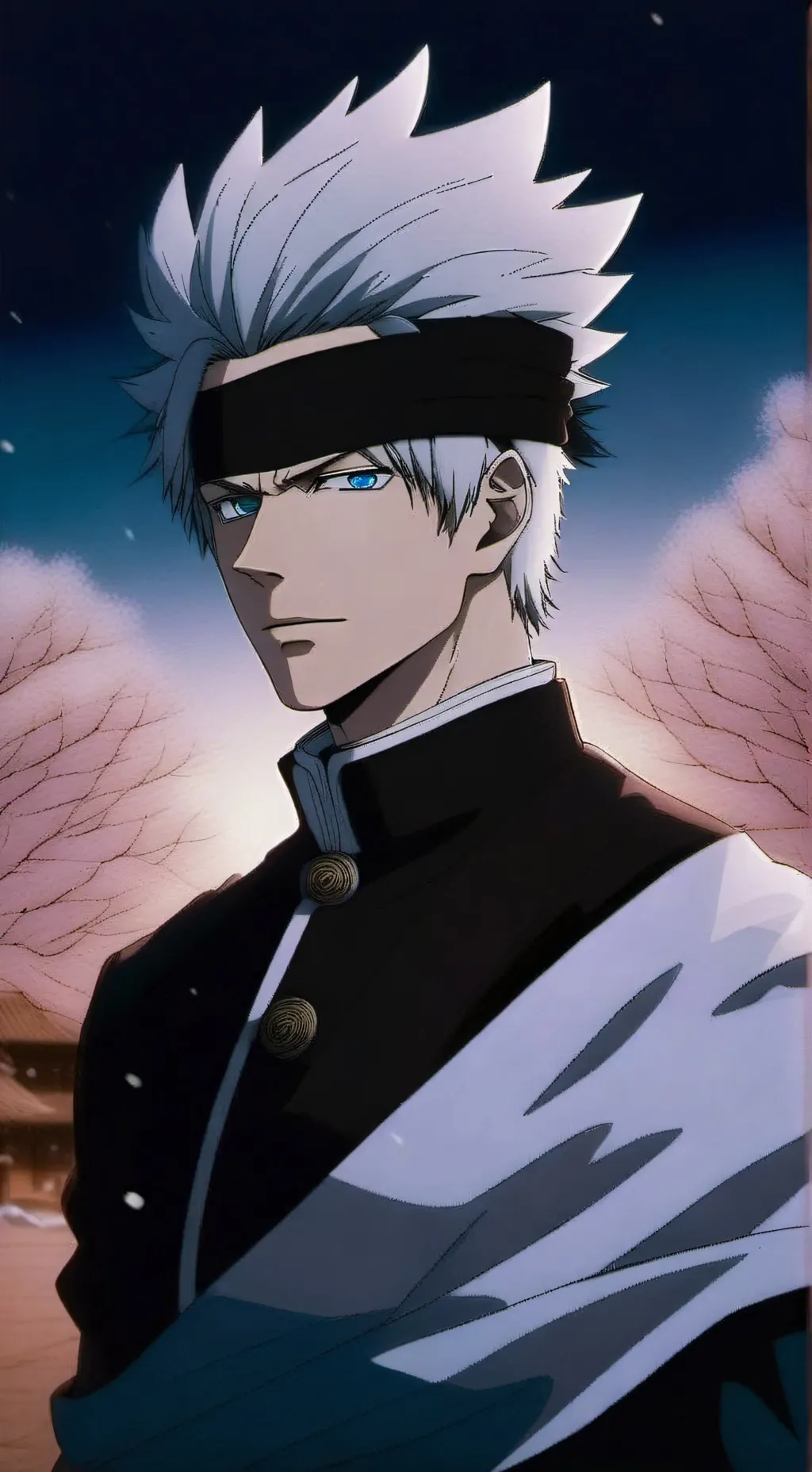 ai character: Satoru Gojo ❤️💜💙 background