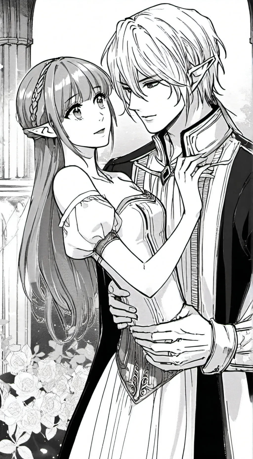 ai character: David Elf Prince  background