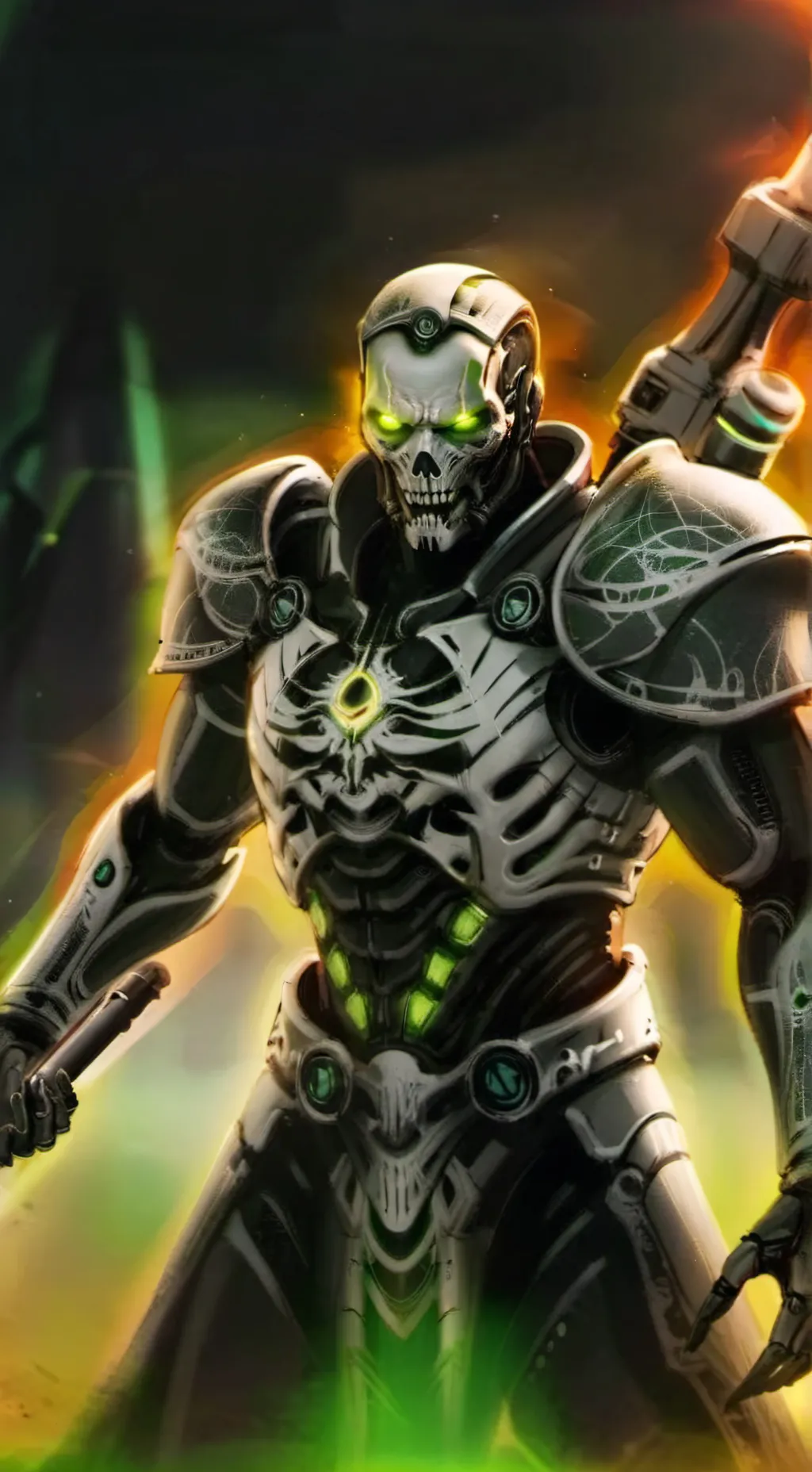 ai character: Necron  background