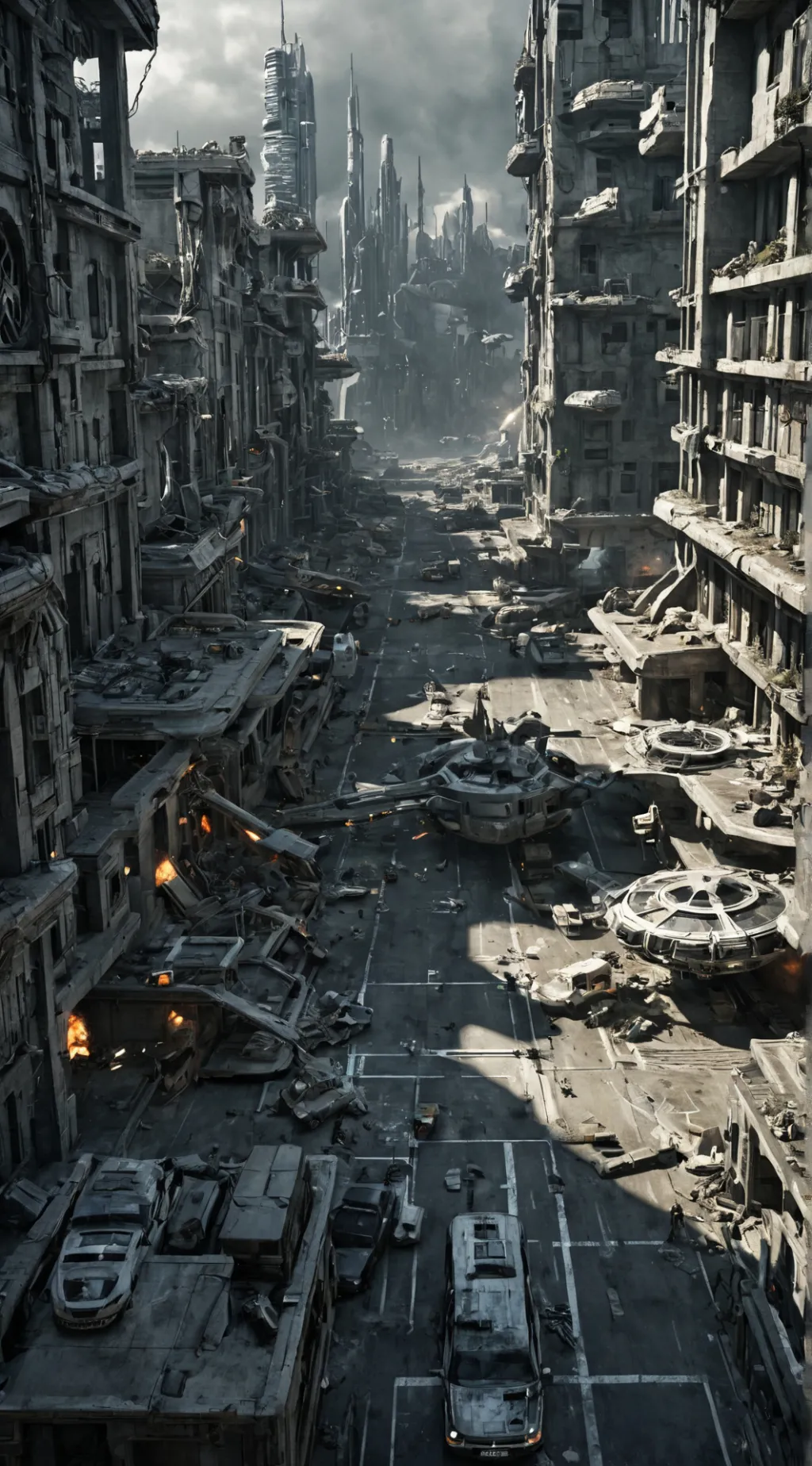 ai character: End of the world  background