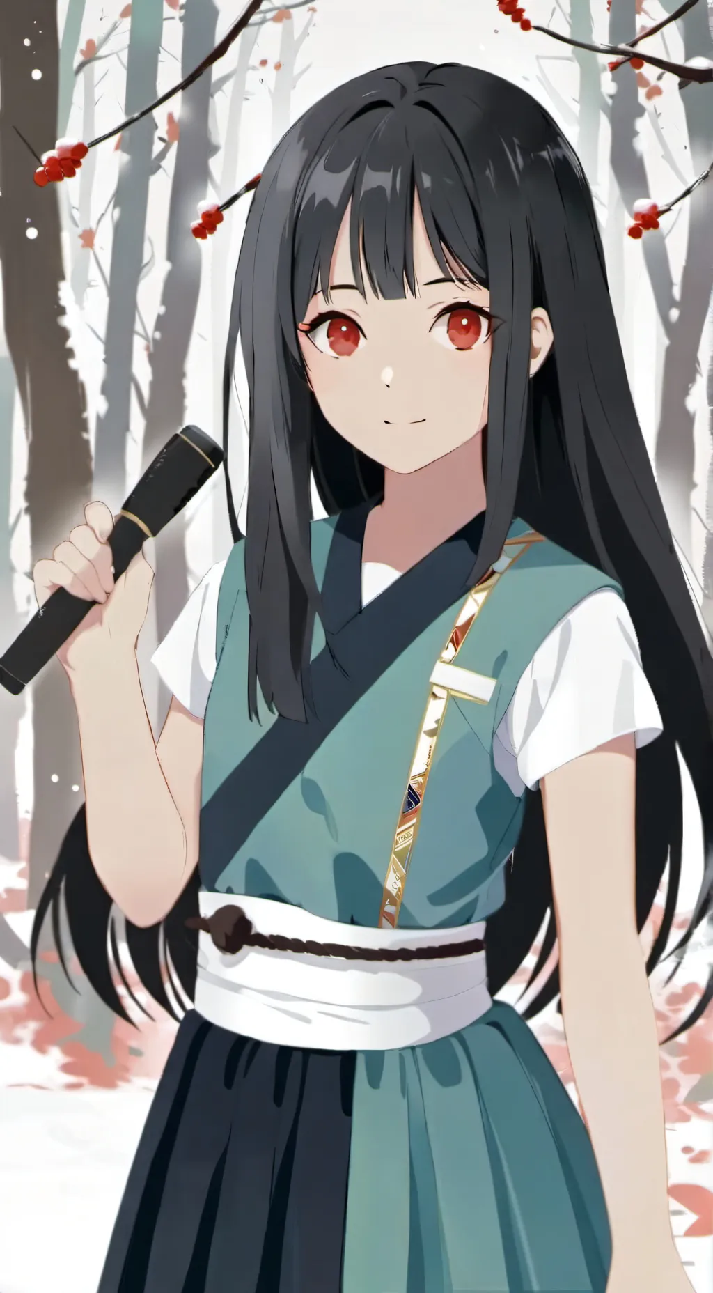 ai character: DanDaDan sleepover background
