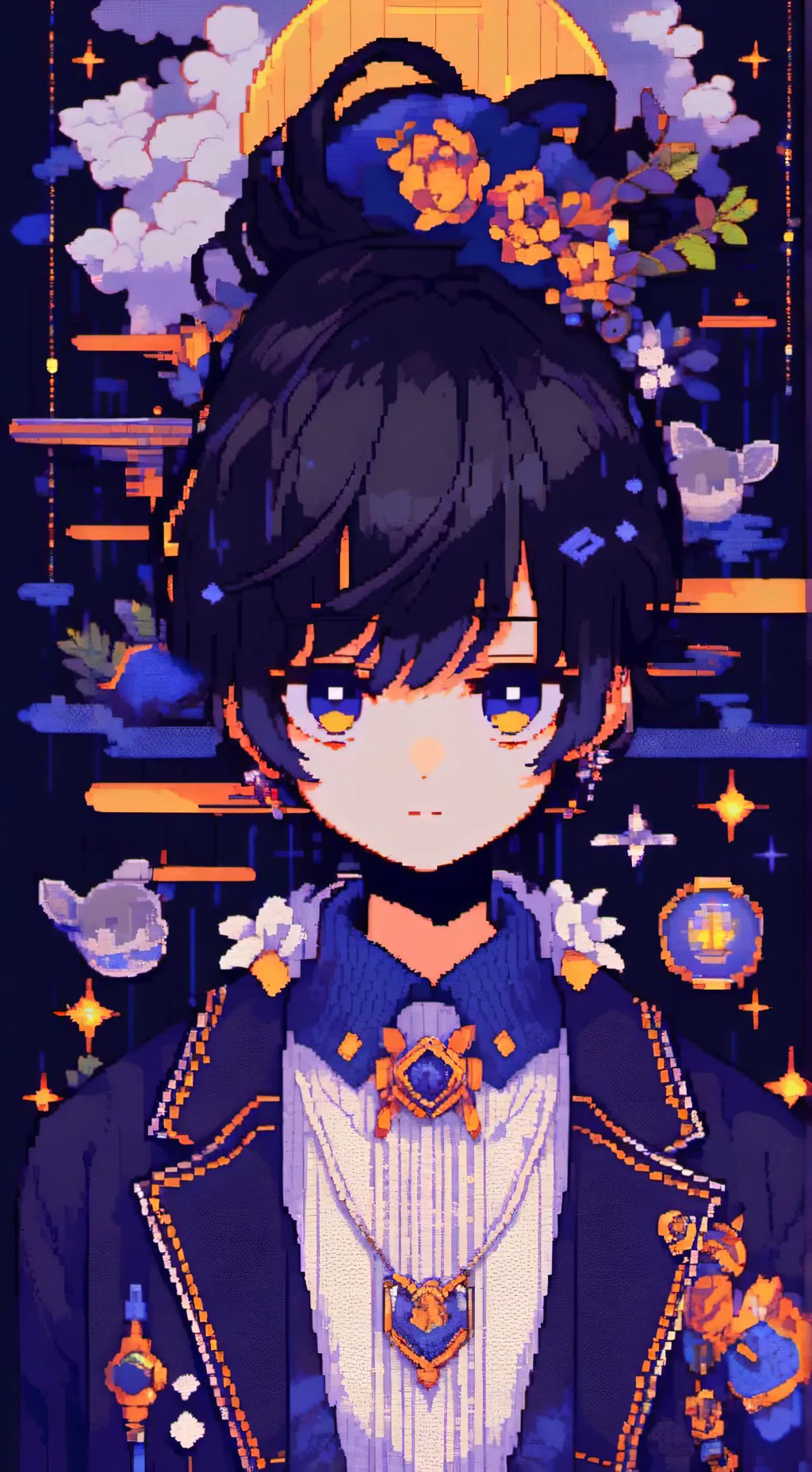 ai character: blue lock  background