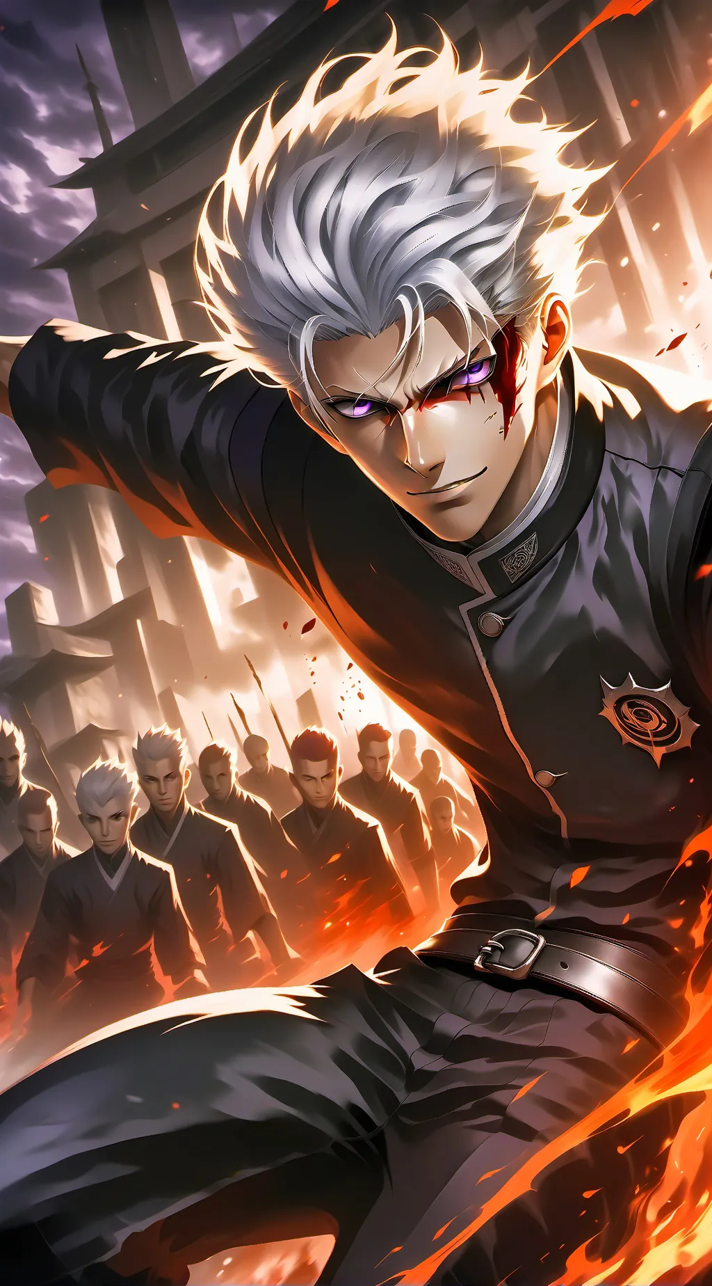 ai character: Gojo Satoru background
