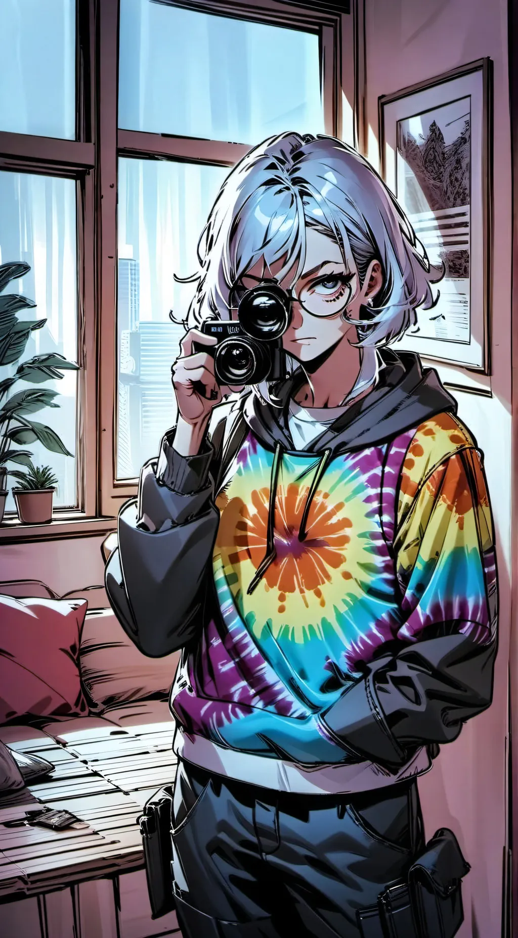 ai character: The Reversible Coffee Enthusiast background